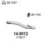 FORD 1118217 Exhaust Pipe
